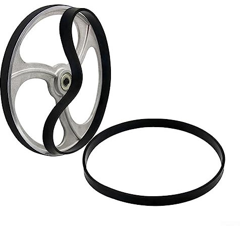 Bandsägen-Gummiband, 2 Stück, Holzbearbeitung, Bandsäge, Gummiband, Bandsäge, Scrollrad, Gummi für Ring für Holzbearbeitung, Bandsäge, 22,9 cm