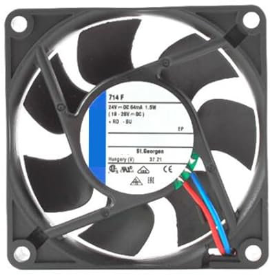 Zyvpee 70 mm 714F 2 cables 24 V 1.5 W convertidor ventilador de refrigeración axial 70 x 70 x 15 mm