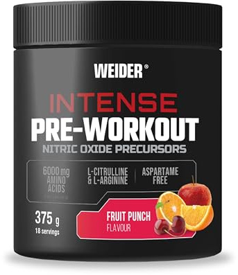 Weider Intense Pre-Workout (18 Serv) Fruit Punch - Pre-Workout - Pre-Workout Booster
