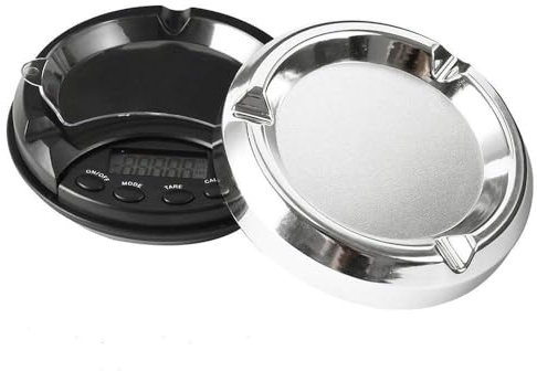 TopHomer Digitale Aschenbecherwaage, 200g/0,01g Präzisions Tragbarer Miniwaage Elektronische Digitale Schmuck Präzisionswaage mit LCD-Display