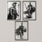 MJ-GRAPHICS® Poster Set Spartanische Krieger Jungen Gamer & Jugendzimmer Bilder Griechische Poster Gaming Zimmer Deko, 3xA3 Antike, Griechische, Sparta Bilder Wanddeko Deko Bilder ohne Rahmen