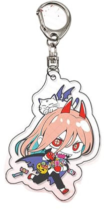 Chainsaw Man Anime Porte-clés Denji Makima Power Périphérique Acrylique Pendentif
