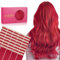 WENNALIFE Tape in Haarverlängerungen Echthaar, 40pcs 120g 26 Zoll rote Haarverlängerungen Echthaar gerade Tape in Extensions Unsichtbare Echthaarverlängerungen Wiederverwendbare Echthaarverlängerungen