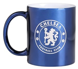 FOCO Officially Licensed Chelsea FC Metallic Blue Mug