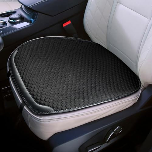 XCBYT Sitzauflage Auto Vordersitze 1 Stück, Atmungsaktiv Sitzkissen für Autositz, Anti Rutsch Autositzbezüge Universal, Weich Komfort Autositzkissen