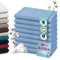 B!HOME 8er Set Premium Gästehandtücher [100% Baumwolle] 30x50 cm, hellblau/Handtücher Weich, Saugstark & Pflegeleicht/Waschlappen Perfekt für Bad, Gäste & Reisen