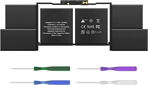 11.36V 8790Mah/99.8Wh A2113 A2141 Laptop Battery Compatible for Apple MacBook Pro 16 inch A2141 2019 Year EMC 3347 BTO/CTO A2113 A2141