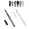 2PCS Nail Polish Pens,Black And White Nail Polish,White Nail Pencil,White Nail Pencil For Under Nail,French Manicure Pencil,Quick Dry Fine Tips Nail Art Pens,Suitable For Line Pattern Design