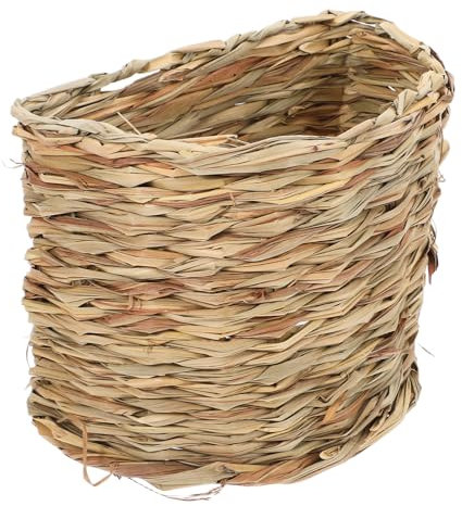 BESPORTBLE Handgefertigter Tunnel Und Nest Aus Naturgras Für Kleine Tiere Waschbar Geeignet Für Kaninchen Hamster Und Chinchillas Mit Atmungsaktiver Struktur Für Optimale Belüftung Und