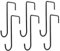 BESPORTBLE 6pcs Multifunctional Garden Flowers Black Flower Basket Decorative s Hooks Bird Feeders Plant Reel Pot Hanger Can Lantern Hook Pour Bracket for Hanging Basket Hose Gazebo Cage Iron