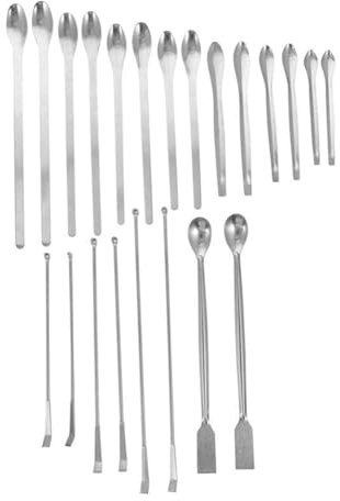 Vocdikficy 22 Piezas de Espátula de Laboratorio, Cuchara de Muestreo, Cuchara Útil para Experimentos