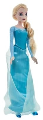 Disney Frozen Elsa Modepuppe mit charakteristischer Kleidung und Accessoires, Geschenke für Kinder