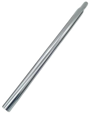 APLVFFZH Fahrrad Sattelstütze Aluminiumlegierung Sitzrohr Fahrrad Ersatzteil Sattelrohr Stabiler Aufbau für Mountainbike Rennrad Faltrad, Glänzendes Silber