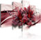 B&D XXL Acrylglasbild Blumen 200x100cm 5 Teilig Wandbild auf Acryl Glasbilder Kunstdruck Moderne Acrylglas Platte Wanddekoration Geschenke Heimdekoration Glasbild Lilien Abstrakt Diamant b-C-0155-k-n