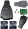 Repair Reparatur Satz Auto Schlüssel Set Austausch Gehäuse mit 3 Tasten + Drucktasten + Batterien kompatibel für Mercedes W209 W169 W245 W203 R171