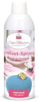 Velvet-Spray Blau Hellblau 400ml Samtspray Lebensmittelfarbe (52,48€ / 1 L)