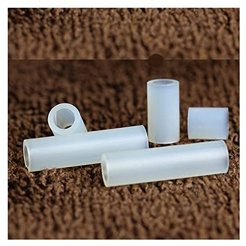 SUOFEILAIMU-PHONE CASE M2.8 M3.2 M4.2 M5.2 Weißer Nylon-Kunststoff-Rround-Metrik-Abstandhalter PCB Hollow Standoff White Inthreaded Board Kleine Werkzeuge (Color : 1000pcs, Size : 14mm)