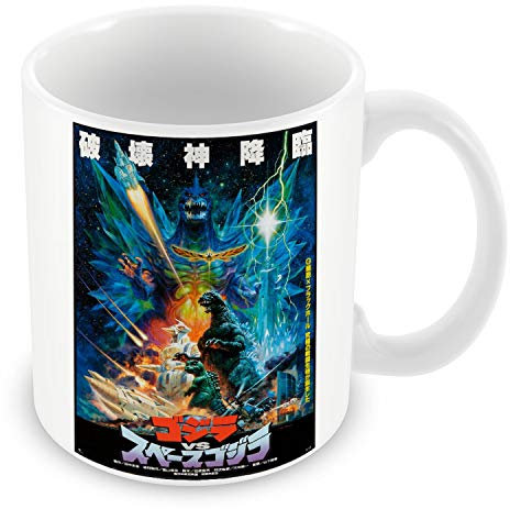 French Unicorn Mug Tasse Affiche Vintage Film Horreur Godzilla Poster Ancien Cinema Retro