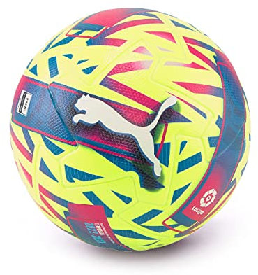PUMA Orbita Laliga 1 (FIFA Quality Pro) Wp Matchbälle, Lemon Tonic-Rote Beete Lila-Blau Atoll, 5