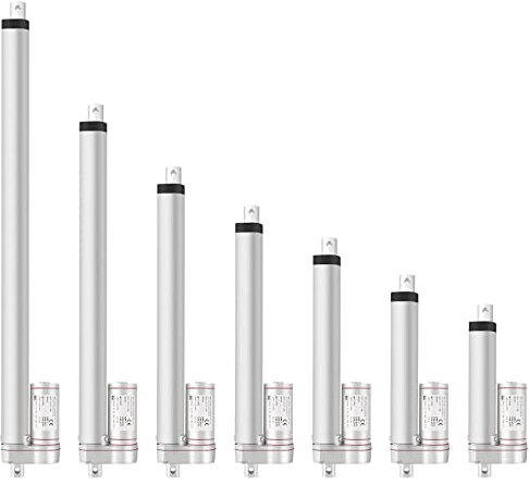 Randaco 1500N Linear Actuator, 50/100/150/200/250/300/400 MM Linearantrieb Linearmotor Verstellantrieb DC12V-Motor, Lineartechnik-Aktuatoren für Elektrisch Motor DIY Auto Möbel Lifting Sofa(100MM)