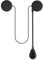Auriculares Bluetooth para Casco M5H, Bluetooth 5.0, Respuesta Automática de Llamadas, Batería Recargable Integrada de 250 Mah, Función de Cancelación de Ruido, para Cascos de Moto