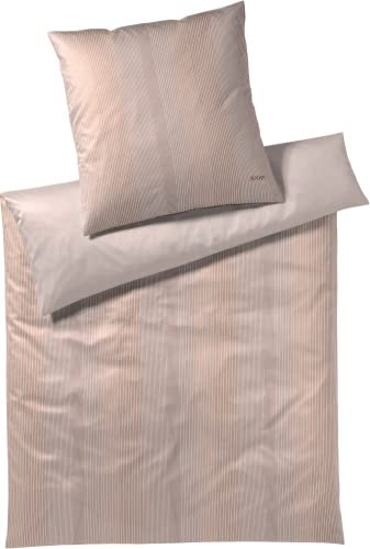 JOOP! Satin Kissenhülle Groove 4107 | 8 Orange - 40 x 80