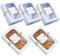 Allbusky 12PCS Paper Bakery Boxes with Window, Cake Boxes, Paper Candy Boxes, Paper Treat Boxes for Biscuits Cookies Desserts Pastries Chocolates Handicrafts Christmas Baby Shower Wedding Party Favors