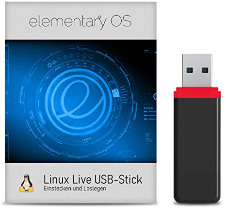 Linux Elementary OS mit 64 Bit auf 32 GB USB 3.0 Stick - USB Live Stick - bootfähig