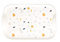 Serviertablett, modernes Zuhause, dekoratives Tablett, Elegantes rechteckiges Keramik-Couchtisch-Tablett for Wohnzimmer, Waschtisch, Badezimmer, Serviertabletts for Essen