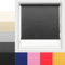 Ev Dekor Roller Blinds - Dark Grey 60 Width 165 cm Drop, Thermal Blackout Roller Blind Insulated UV Protection Child Safe Premium Fabric Home Office Window Blinds