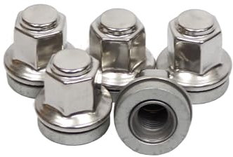 TPUK Alloy Wheel Nuts For Transit Mk6 Mk7 X5 2000 On O.E Stainless Steel Capped 1576438O