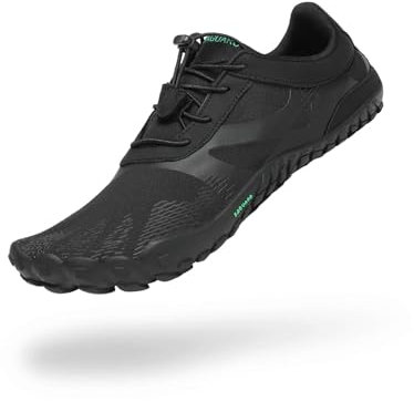 SAGUARO Chaussures Minimalistes Barefoot Homme Femme Chaussures Aquatique Respirant Antidérapant pour Trail Fitness Marche - Orteils Larges et Zéro Drop Semelles, Noir Onyx, 41 EU