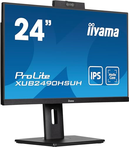 iiyama Prolite XUB2490HSUH-B1 23.8 IPS FullHD 100Hz USB-A Webcam Altavoces Altura Ajustable