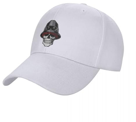 ROBEIUO Baseballmütze Basecap Lowrider Totenkopf Baseball Cap Wild Ball Hat Kindermütze Herren Luxus Damen