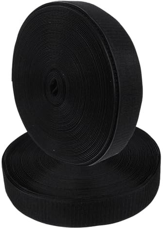 BELLIFFY 2rollos Correa De Adhesivo Para Coser Tiras De Gancho y Bucle Para Proyectos De Bricolaje y Manualidades De Costura Adhesivo Fuerte