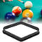 lvifloae 9 Ball Pool Plastic Professional Billiards 9 Ball Triangular Frame Snooker Balls Rack Supplies Accessories 2PCS