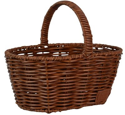 UNUS Kinder-Einkaufskorb Weidenkorb für den Kaufladen Picknickkorb Osterkorb braun