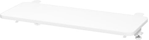toxaaiwr Keyboard Tray Under Desk Ergonomic Keyboard Holder with Adjustable C Clamp 25x9 Inches C Clamp Mount 90 Degree Folding Mouse Computer Keyboard Platform Tray White