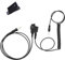 Push-to-Talk-Kabel mit 3,5-mm-Audio-Adapter – PTT-Taste für Kenwood K1 und Baofeng wasserdichte Radios – kompatibel mit 3,5 mm elektronischen Ohrenschützern (Clip mit Klettverschluss, Yaesu Gewinde
