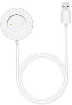 JZK Câble de Charge magnétique 1 m Compatible avec Huawei Watch GT2/GT/GT 2E/ECG/Dream, Station de Charge Portable pour Honor Watch Magic 2/GS Pro/GS3i, Blanc
