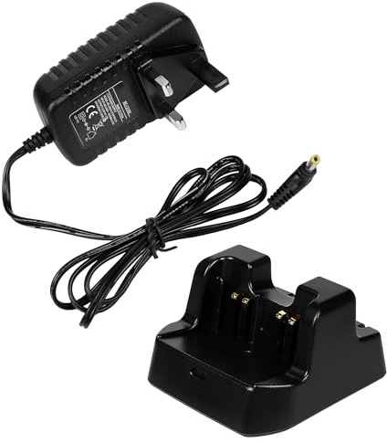 Desktop Charger for Yaesu Vertex Radio FT-60 FT-60R FT-270R VX-110 VX-420 | VXA-220 VX-800 FT-250R FT-270 HX270 Standard Horizon Battery Charging Dock Cradle Base Station CD-47 FNB-V83 FNB-V94 FNB-V106