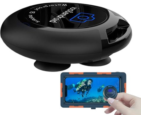 Mando a distancia para selfie de Red Chile de 15 m, cierre impermeable para teléfono móvil, cámara inalámbrica, controlador de fotos para smartphone para fotografía remota