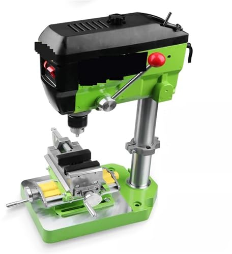 Taladro de columna de banco Mini taladro de banco multifunción for el hogar, de 1,5-13 mm, for fabricación de cuentas industriales, fresadora de 680 W.
