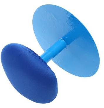 HOMOBABE Mesa Redonda de Planchar de Hierro y Algodón Azul para Ropa, Herramienta Fácil de Usar para Planchar Áreas Pequeñas en Casa y Costura