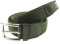 MYB Cintura elastica intrecciata per Uomo e Donna - diversi colori e dimensioni (115-120 cm, Verde Militare)