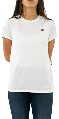Levi's Damen The Perfect Tee T-Shirt,Sportswear Logo White,M
