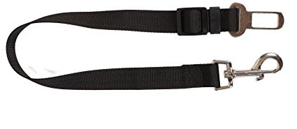 RAC Pet Dog In-Car Vehicle Adjustable 40-60cm Strong Nylon Lead Harness Seatbelt Connector Strap