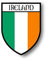 Akachafactory Aufkleber Sticker autoaufkleber Wappen Schild Flagge flaggen Fahne Irland