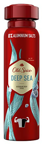 Old Spice Deep Sea Deodorant Bodyspray | 150ml | Deo Spray Ohne Aluminium Für Männer | Männer Deo Mit Langanhaltendem Duft