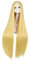 MapofBeauty 40 Zoll/100cm Schnitzen Lange Cosplay Anime Kostüm Party Perücke (Gold)